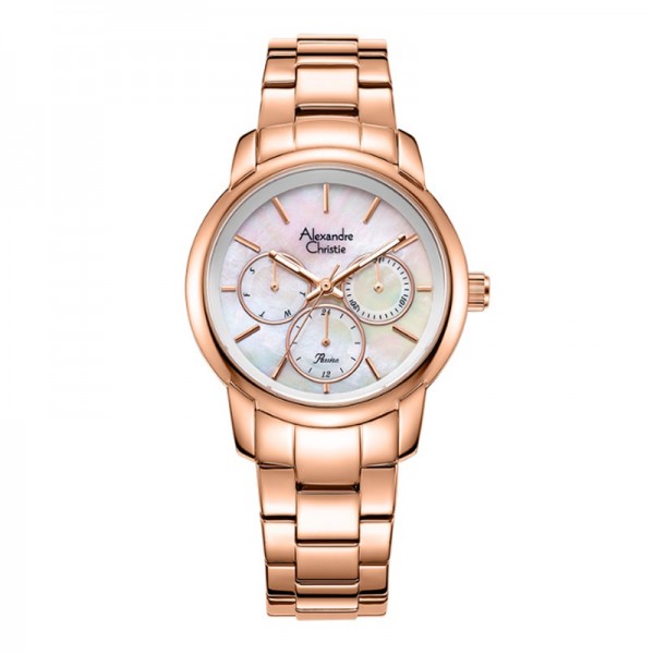 Alexandre Christie AC 2A34 Rosegold Oyster White BFBRGMS